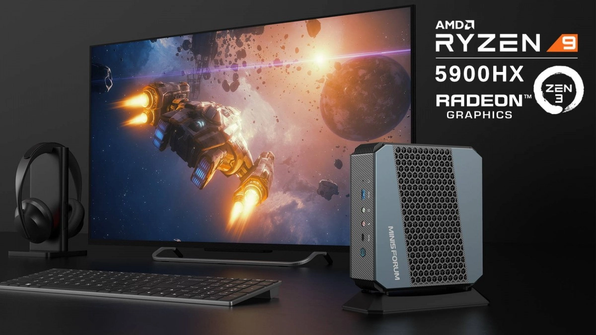 Minisforum officialise son EliteMini HX90, avec un processeur AMD Ryzen 9 5900HX