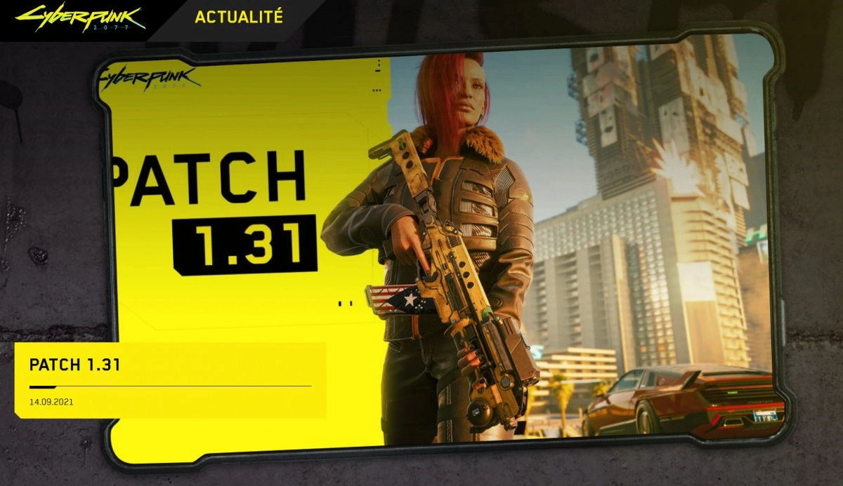 Le patch 1.31 de Cyberpunk 2077 est disponible !