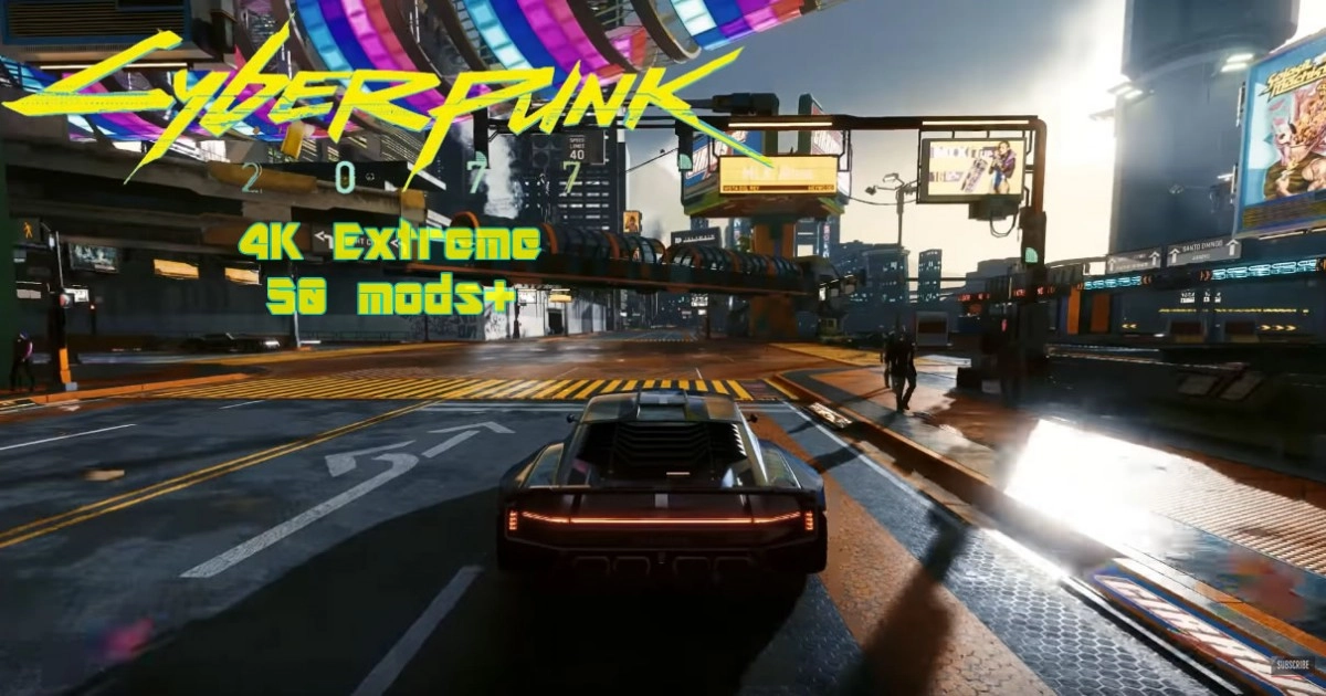 On fait plaisir � nos yeux avec cette nouvelle vid�o de Cyberpunk 2077 modd� et � tomber