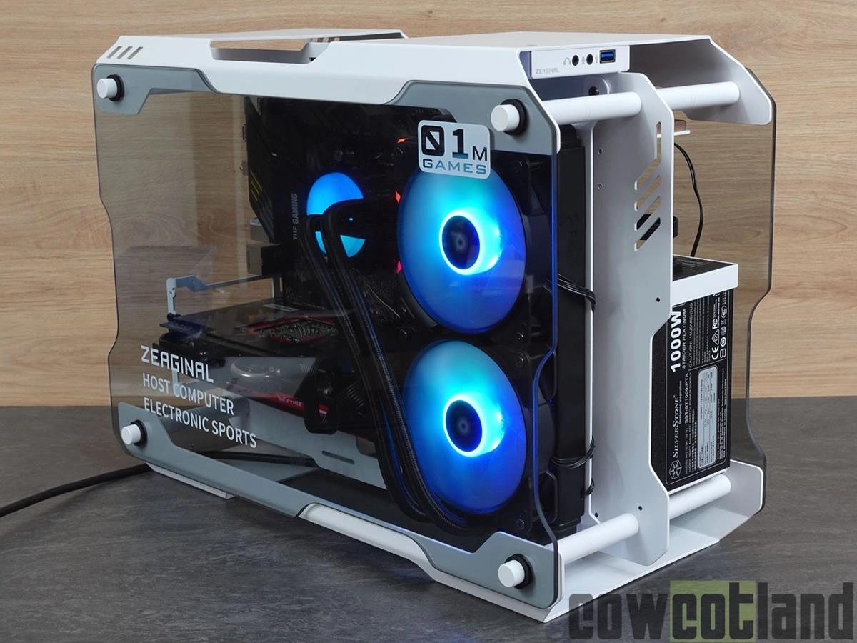  Test boitier ZEAGINAL ZM-01M, Micro-ATX et ouvert