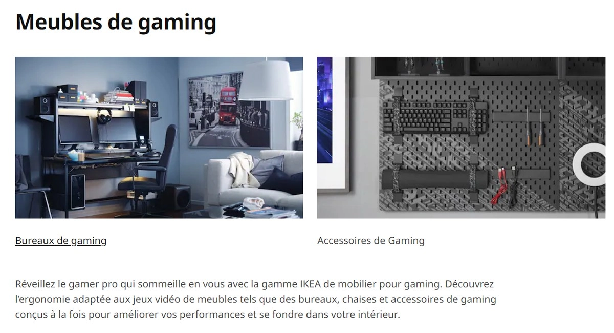 Les produits Ikea x ASUS sont disponibles en France