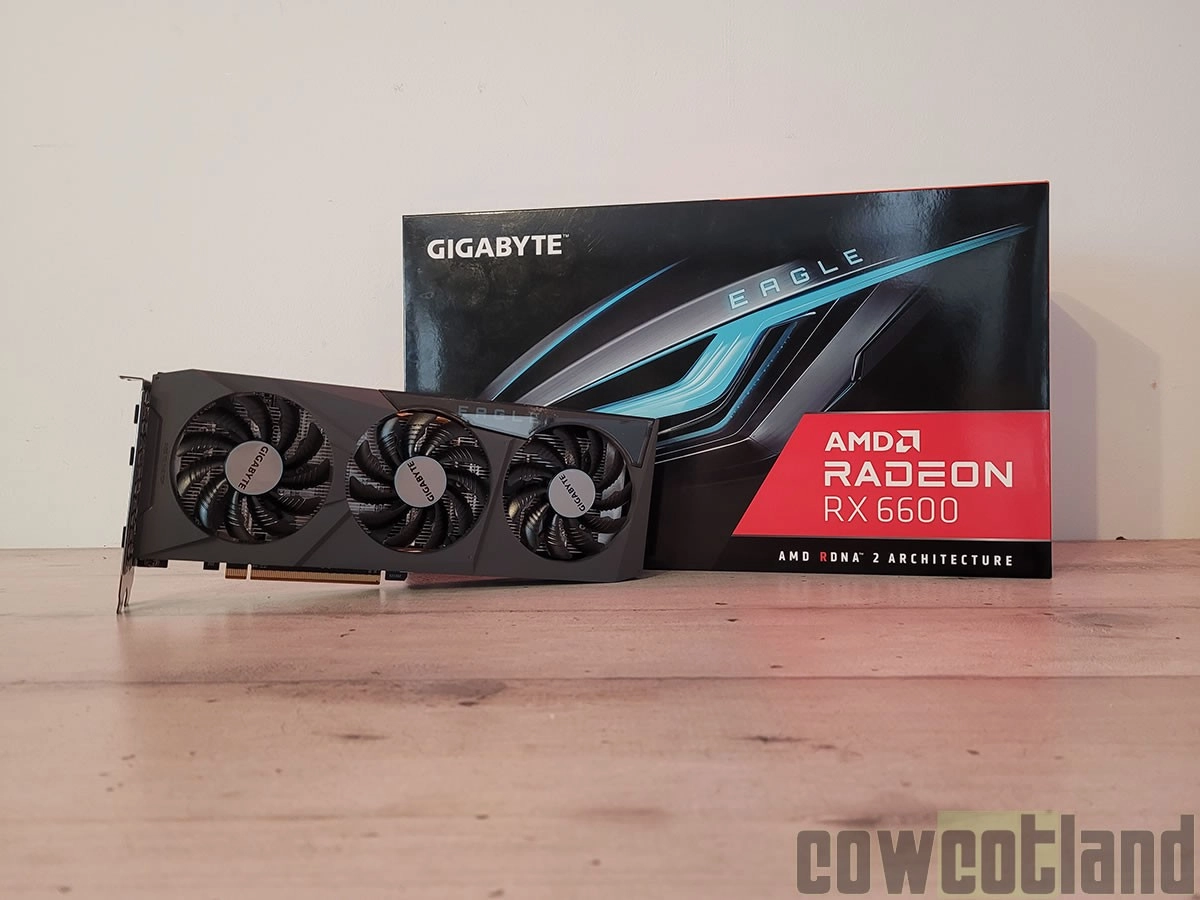  Test de la carte graphique GIGABYTE RX 6600 EAGLE, AMD en force en Full HD ?