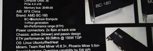 AMD BC-160 : Une nouvelle carte graphique pour, miner...