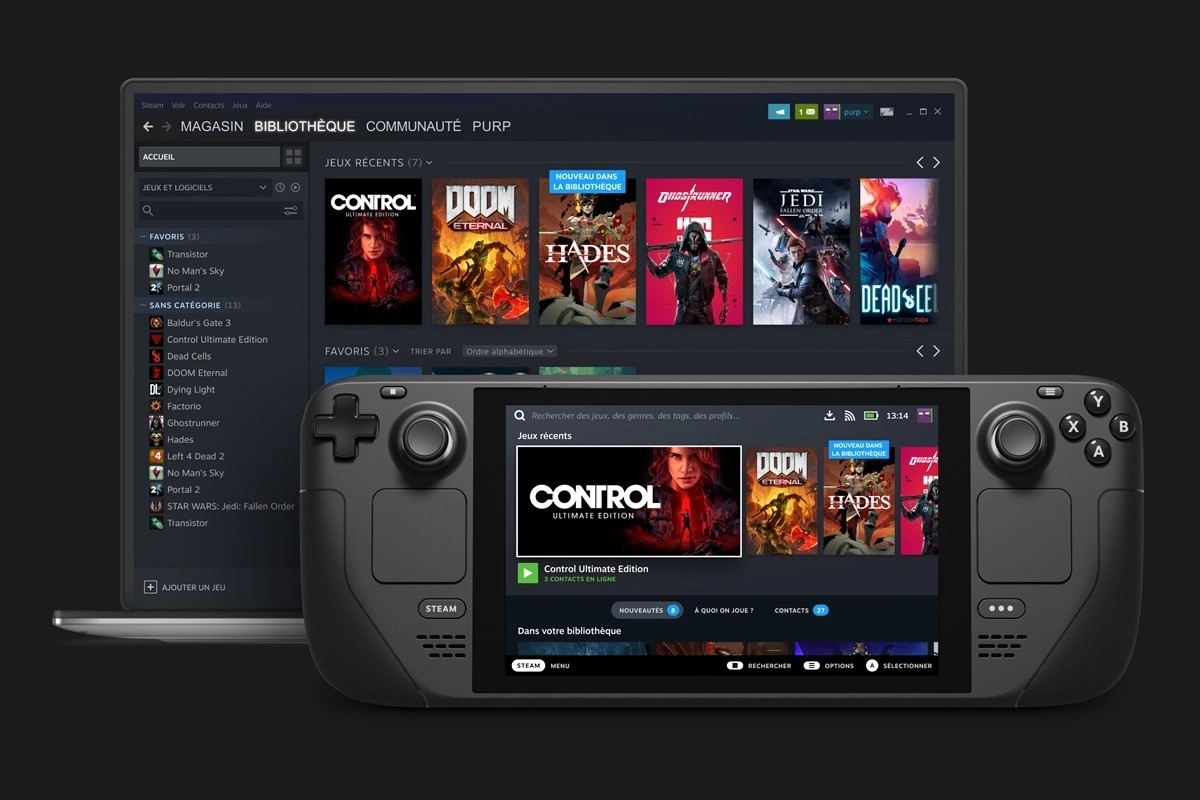 Quelques jeux bench�s sur la (le ?) Steam Deck en fuite, avec des r�sultats prometteurs