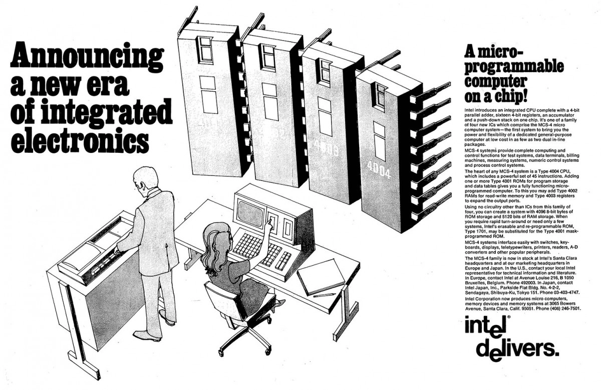 Intel f�te les 50 ans du 4004, premier micro-processeur commercialis�