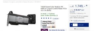 L'�norme AMD Radeon RX 6900 XT Liquid Cooled disponible � la vente en Europe