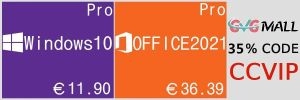 Windows 10 Pro � 11.90 euros et Office 2021 � 36.39 euros