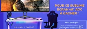 Concours : Top Achat vous fait gagner l'�cran AOC Agon AG493UCX
