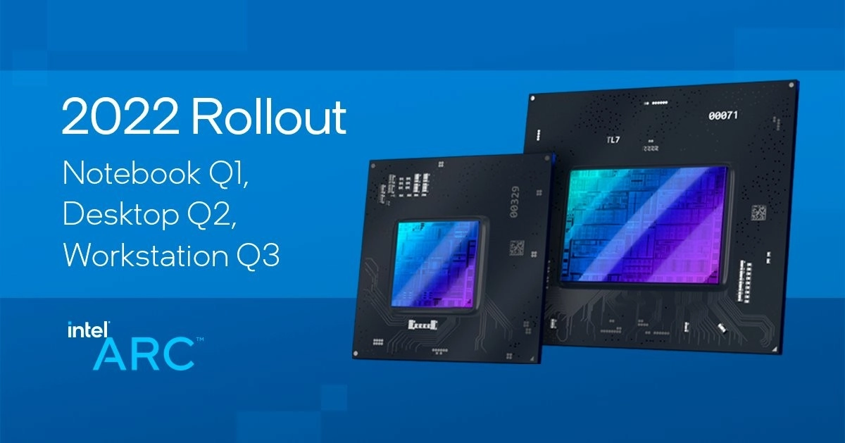 GPU Intel Arc Alchemist : Q1 dans nos laptops, Q2 dans nos desktops et 4 millions de puces en 2022