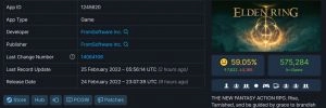 Elden Ring, des retours Steam tr�s diff�rents de la presse avec moins de 60 % de positif