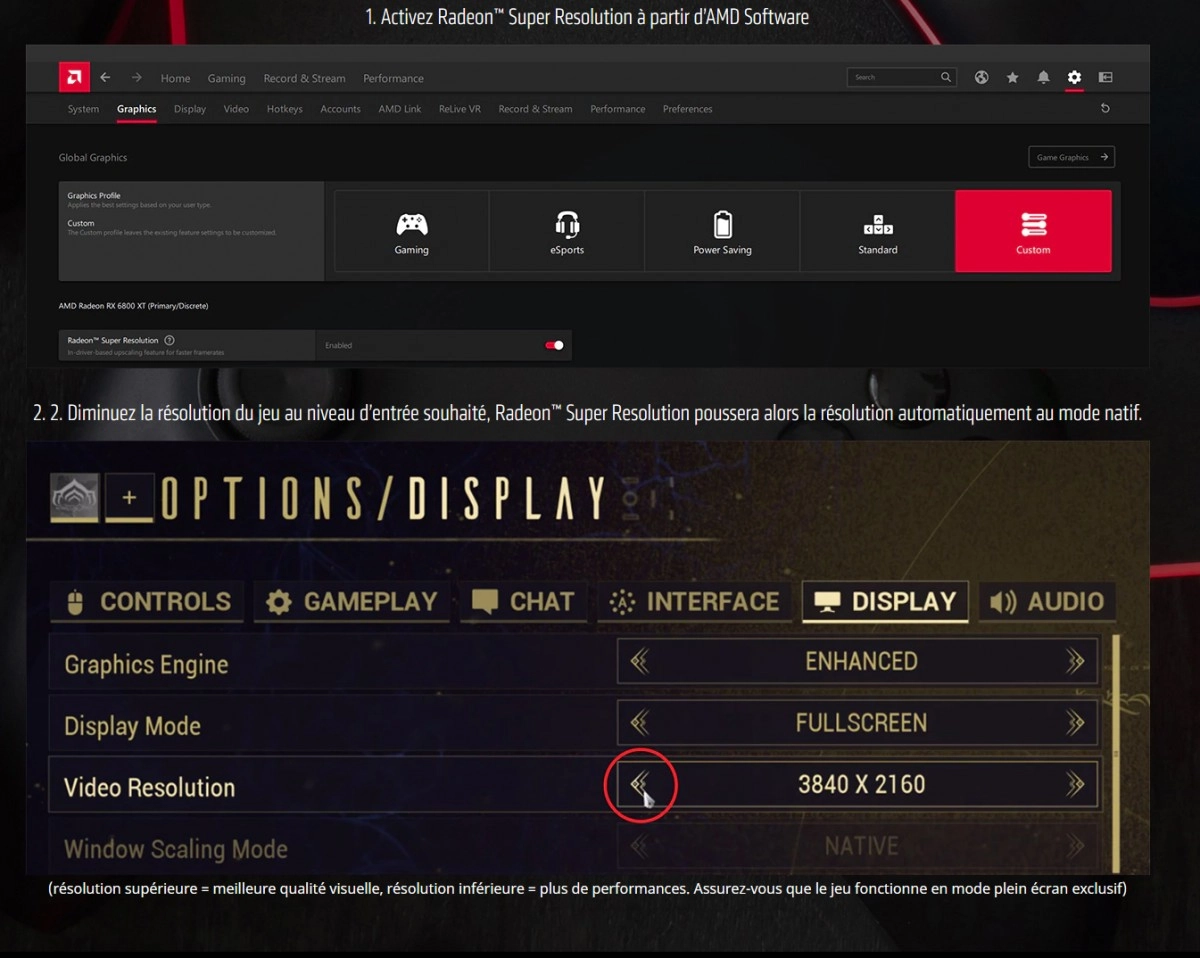 AMD annonce le Radeon Super Resolution