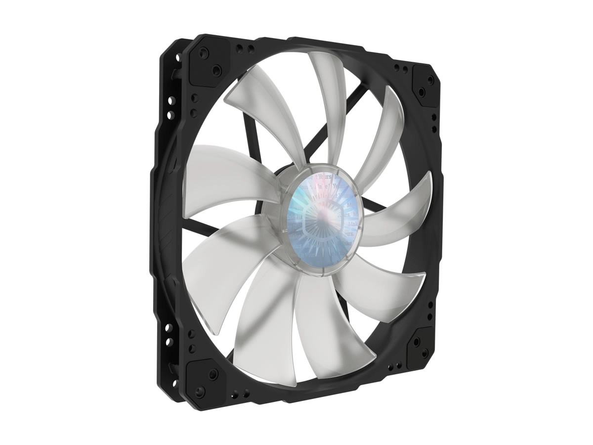 Cooler Master SickleFlow 200 ARGB, gros et RGB