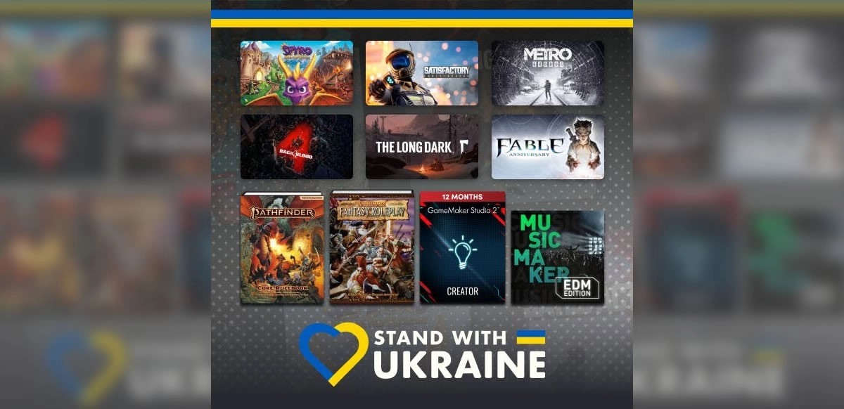 Bon Plan : Humble Bundle Stand with Ukraine