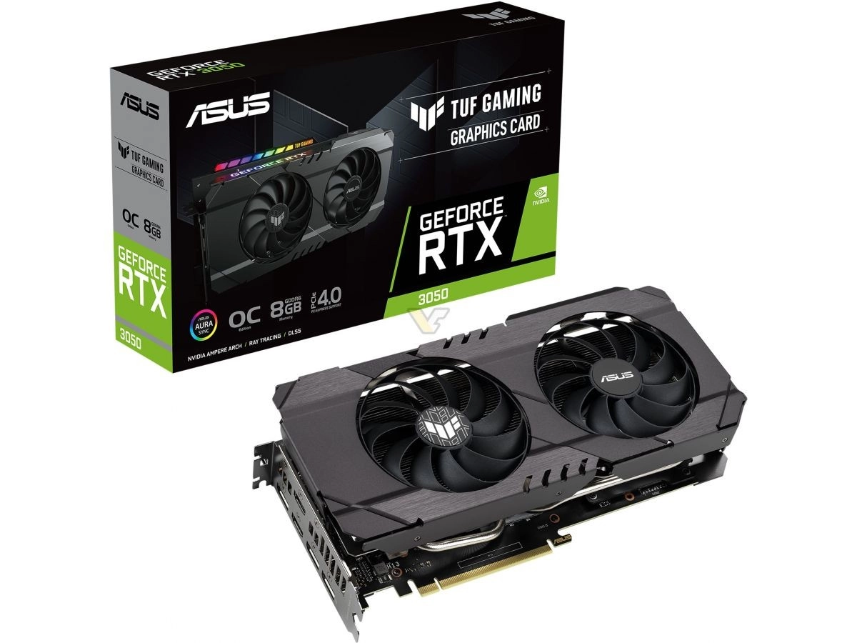 ASUS propose deux cartes graphiques RTX 3050 TUF Gaming