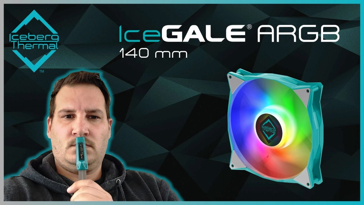Ventilateur Iceberg Thermal IceGALE ARGB 140, un coloris unique qui ne passe pas inaper�u !
