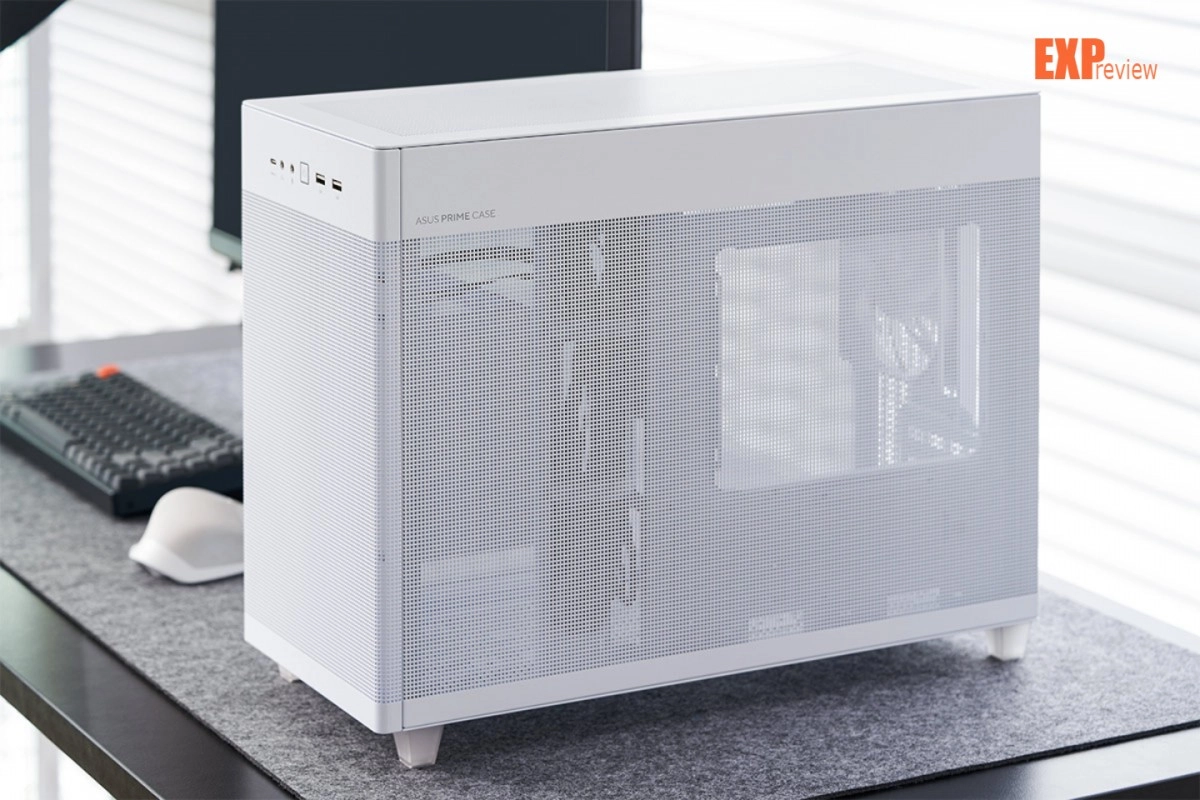 Un premier boitier PRIME chez ASUS avec l'AP201, un mod�le Micro-ATX en mesh