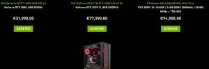 Un petit probl�me de virgule et hop, la RTX 3050 passe � 31990 euros et la RTX 3070 Ti � 77990 euros