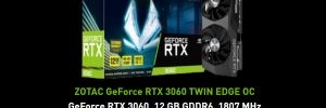 Demain, vous devriez avoir de la ZOTAC GeForce RTX 3060 TWIN EDGE OC disponible � 459 euros