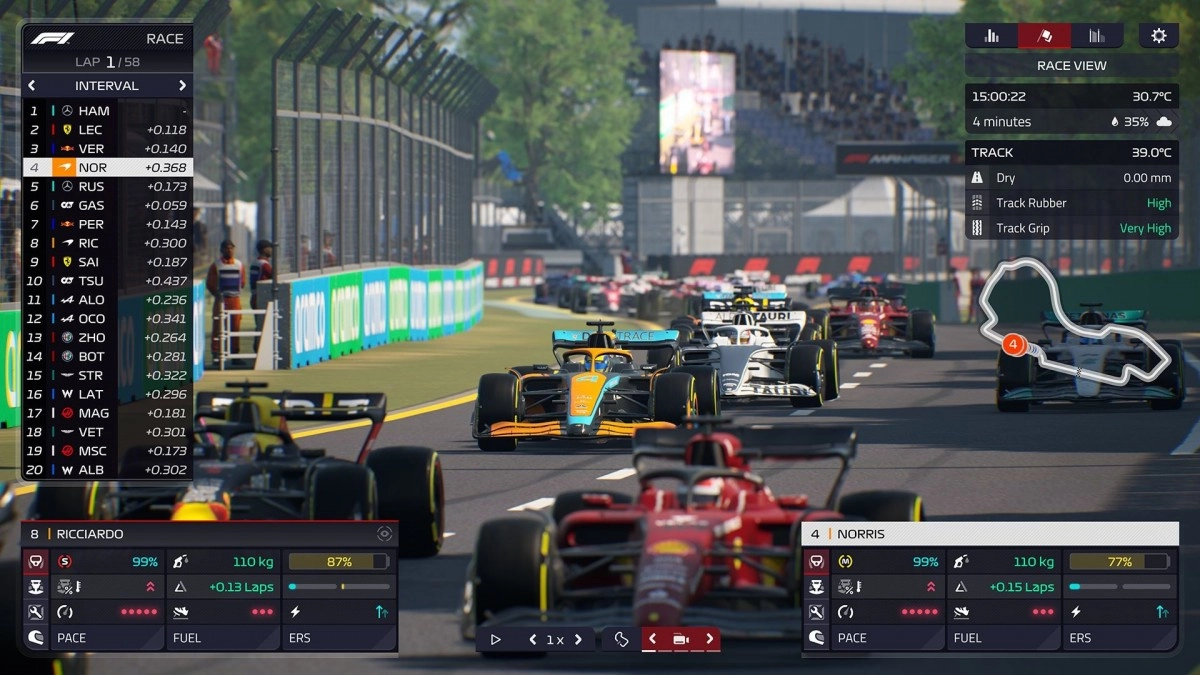 Vid�o et dates de sortie pour F1 Manager 2022