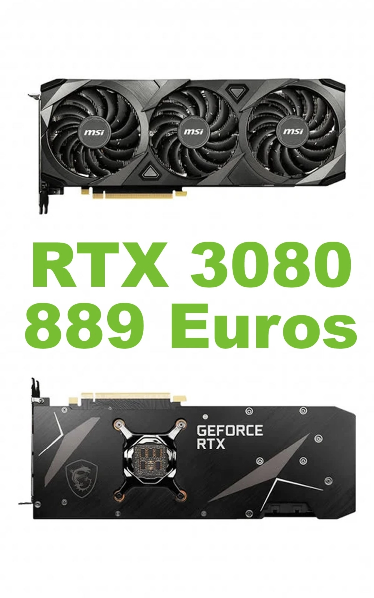 De la GeForce RTX 3080 10 Go Custom disponible � 889 euros