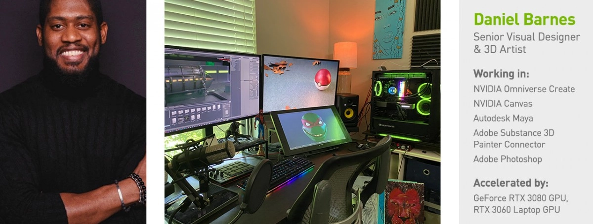 NVIDIA Studio : un nouvel artiste et un nouveau driver
