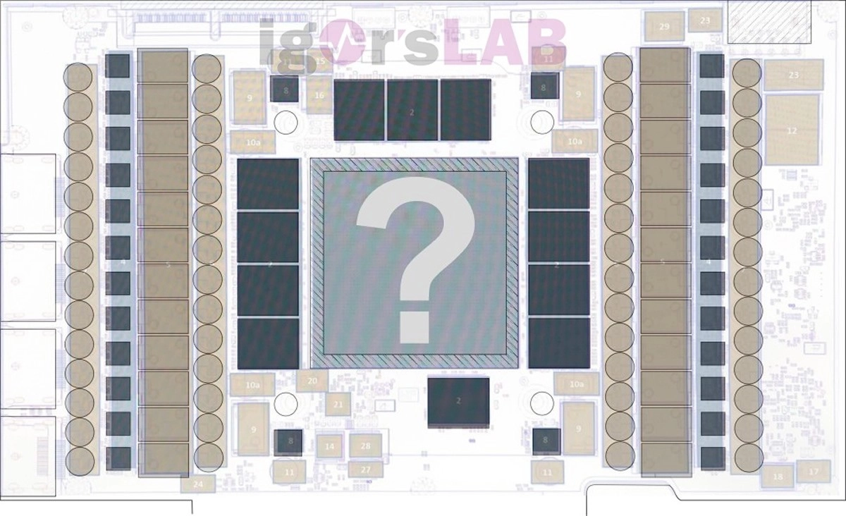 Le PCB de la future GeForce RTX 4090, alias le monstre vert, d�voil�