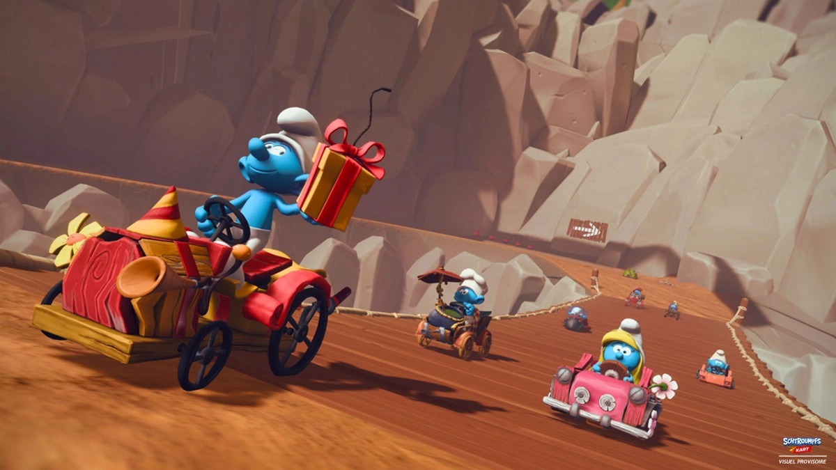Attachez votre schtroumpf avec Schtroumpfs Kart !