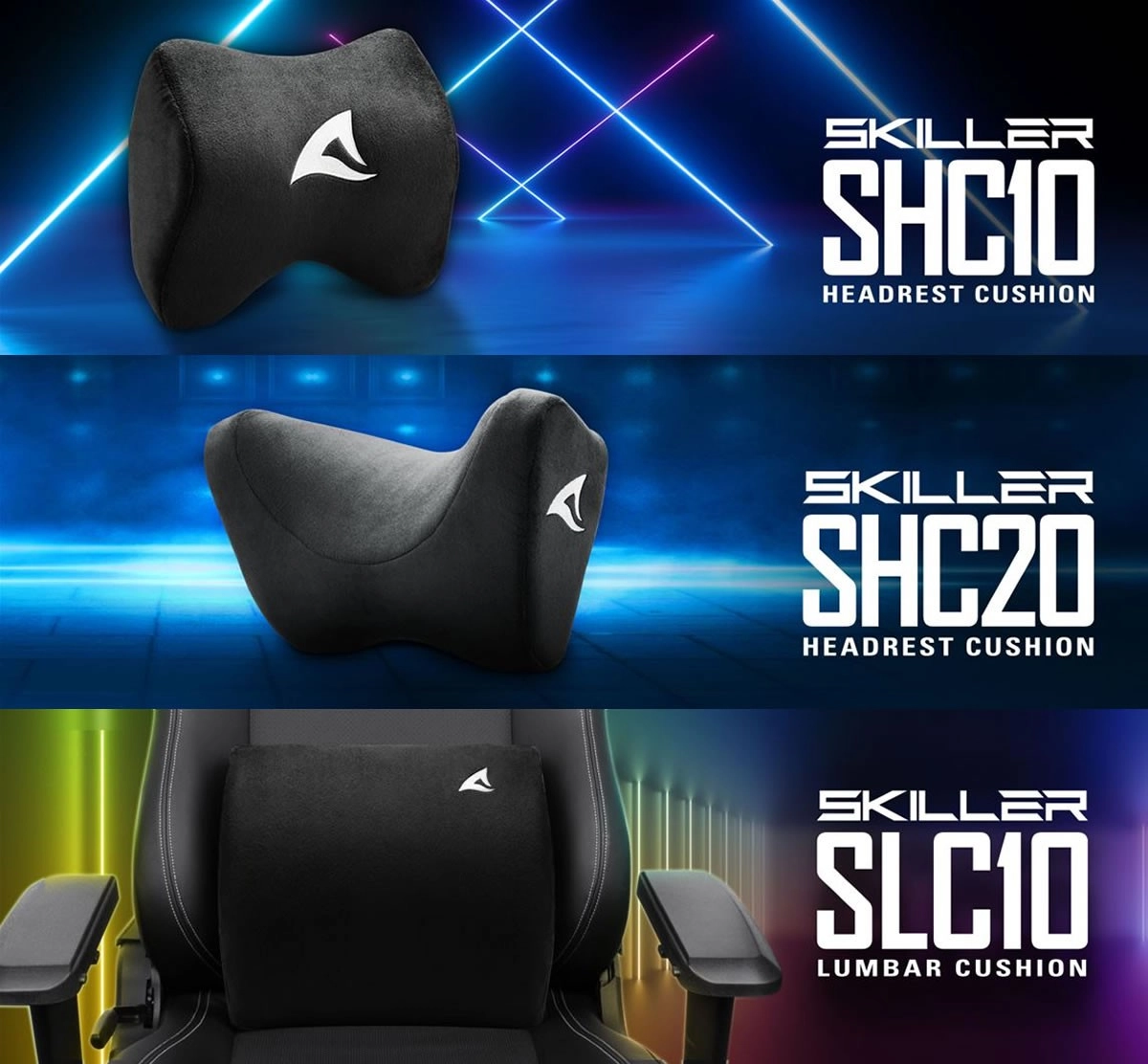 Sharkoon vend d�sormais diff�rents coussins � l'unit� pour les si�ges