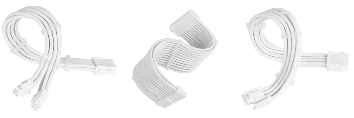 SilverStone PP07E, de jolies rallonges blanches