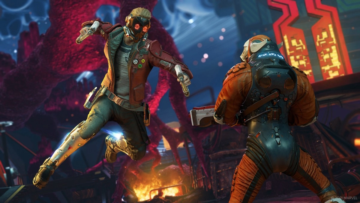 Les Guardians of the Galaxy s'essaient au FSR 2.0