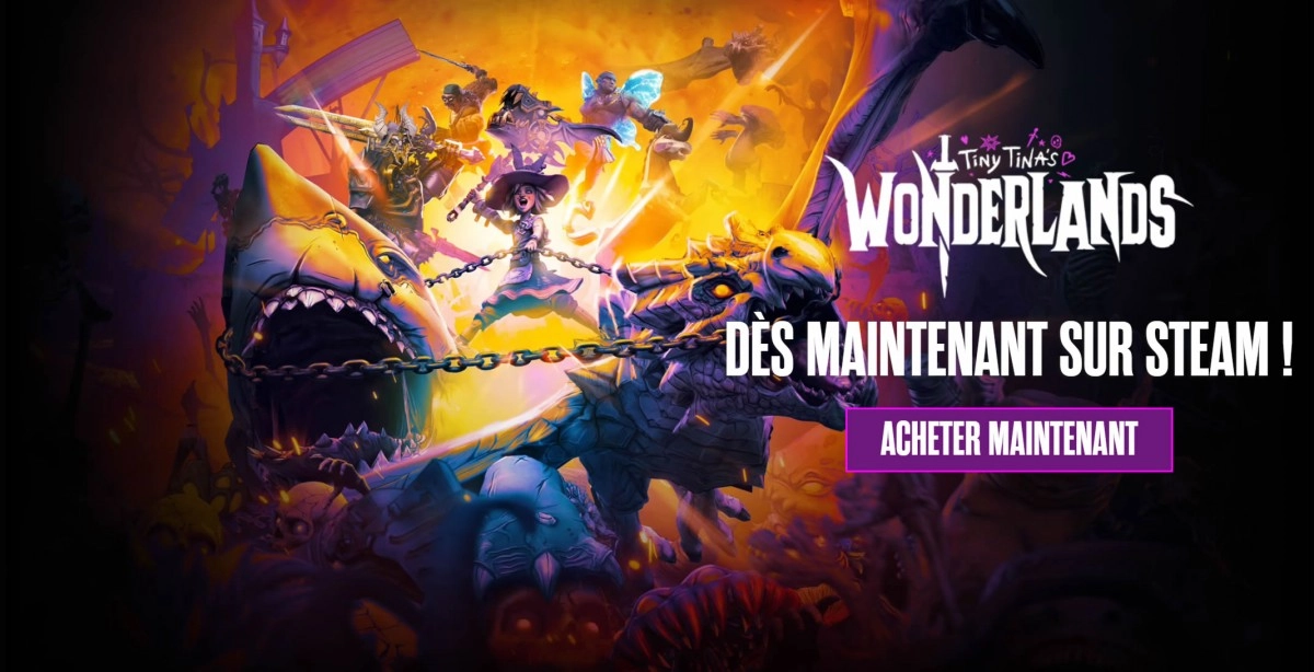 Tiny Tina's Wonderlands arrive sur Steam avec une petite promotion