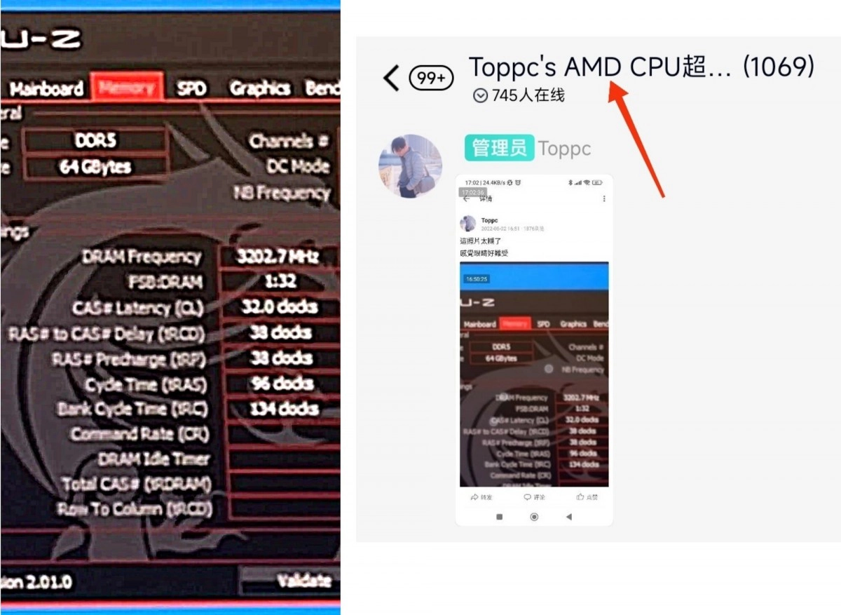 L'AMD Ryzen 7000 se montre accompagn� de DDR5-6400