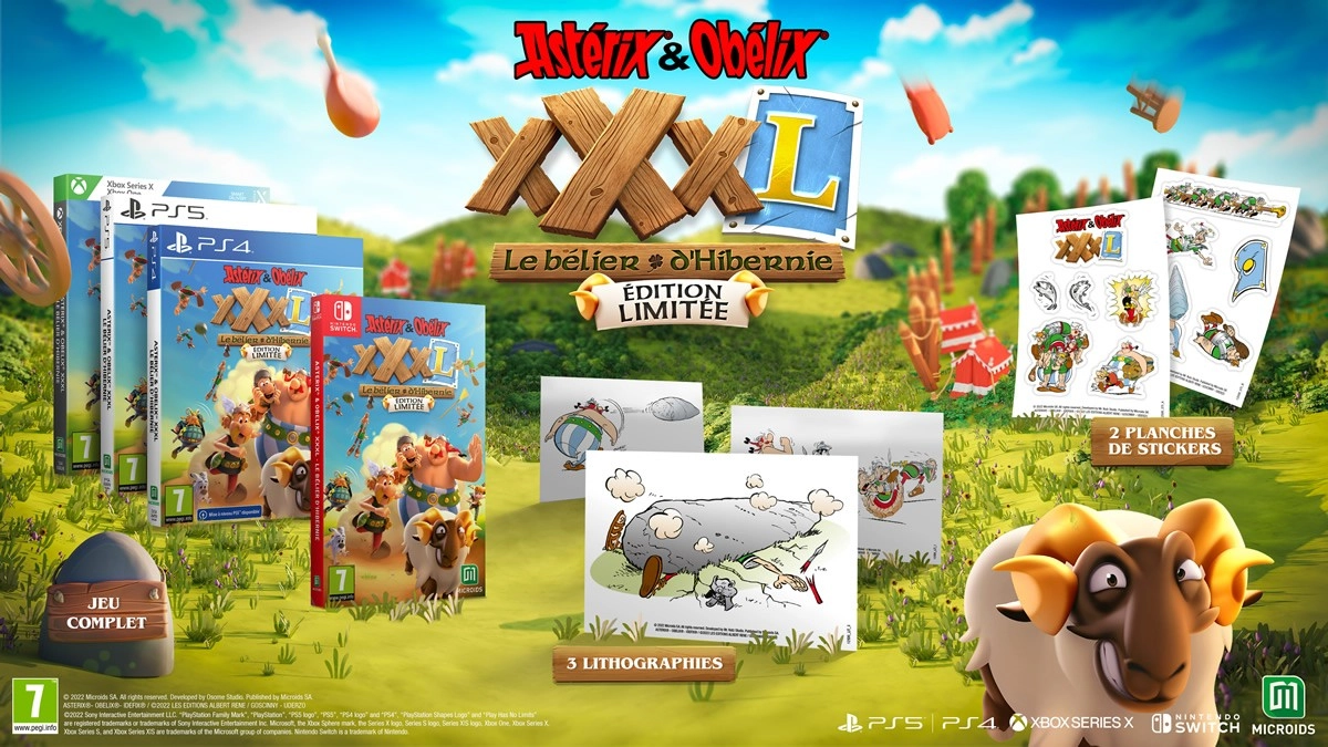 Par Belenos, Ast�rix & Ob�lix XXXL : Le B�lier d�Hibernie montre ses �ditions limit�e et collector