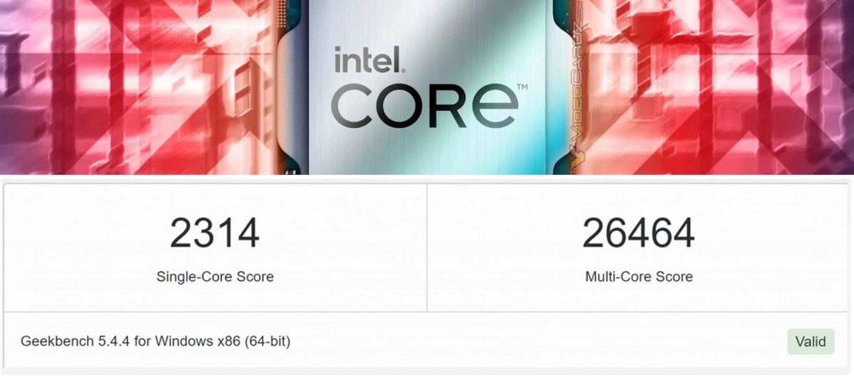 Le Core i9-13900K � 5.8 GHz All-Cores explose tout, surtout le RYZEN 9 5950X...