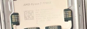 Une premi�re photographie du processeur AMD Ryzen 7700X !