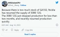 Nvidia pourrait relancer la production de RTX 3080 12 Go