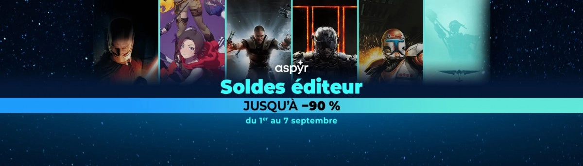 Bon Plan : promotions Aspyr chez Steam, plus d'autres belles r�ductions !