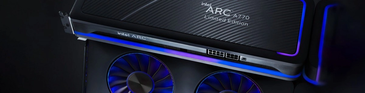Carte graphique Intel Arc A770, des versions 8 et 16 Go et des performances entre la 3060 et la 3060 Ti