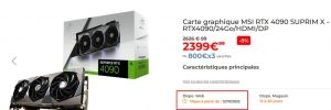 Les GeForce RTX 4090 seront disponibles � partir du 12 octobre prochain
