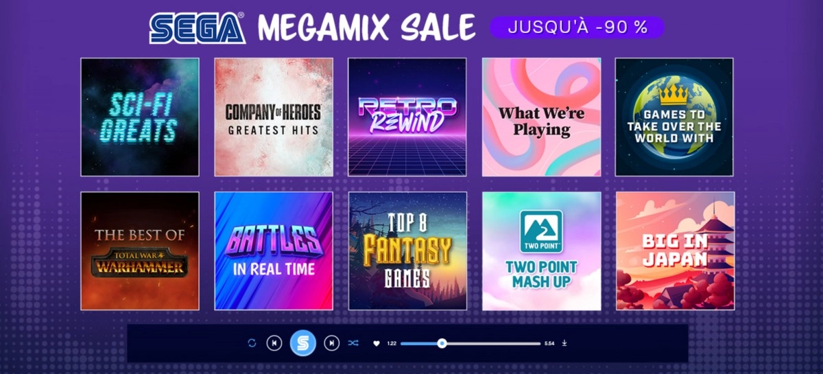 Bon Plan : SEGA Megamix Sales chez Steam