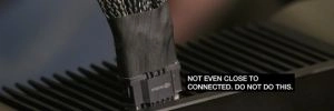 Connecteur 12VHPWR qui fond : Gamer Nexus pense aussi que la mauvaise insertion du truc est le probl�me