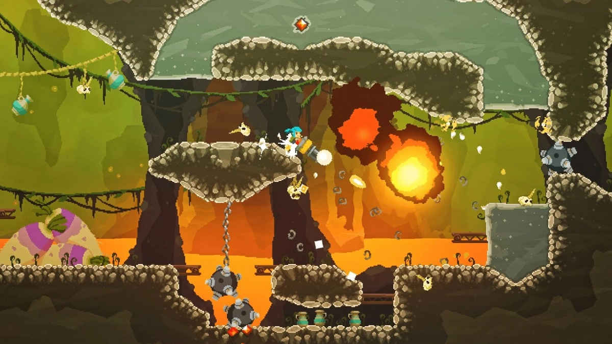 Pepper Grinder, un jeu de plateforme old-school et rapide ?