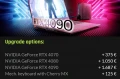 Le coût de l'option RTX 4090 M dans un laptop est démentielle, 1687 euros...