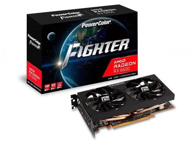 La PowerColor Radeon RX 6600 Fighter � 252 euros, parfait pour du 1080p APACHER