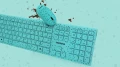 Un pack clavier souris saveur chocolat menthe chez Samsung