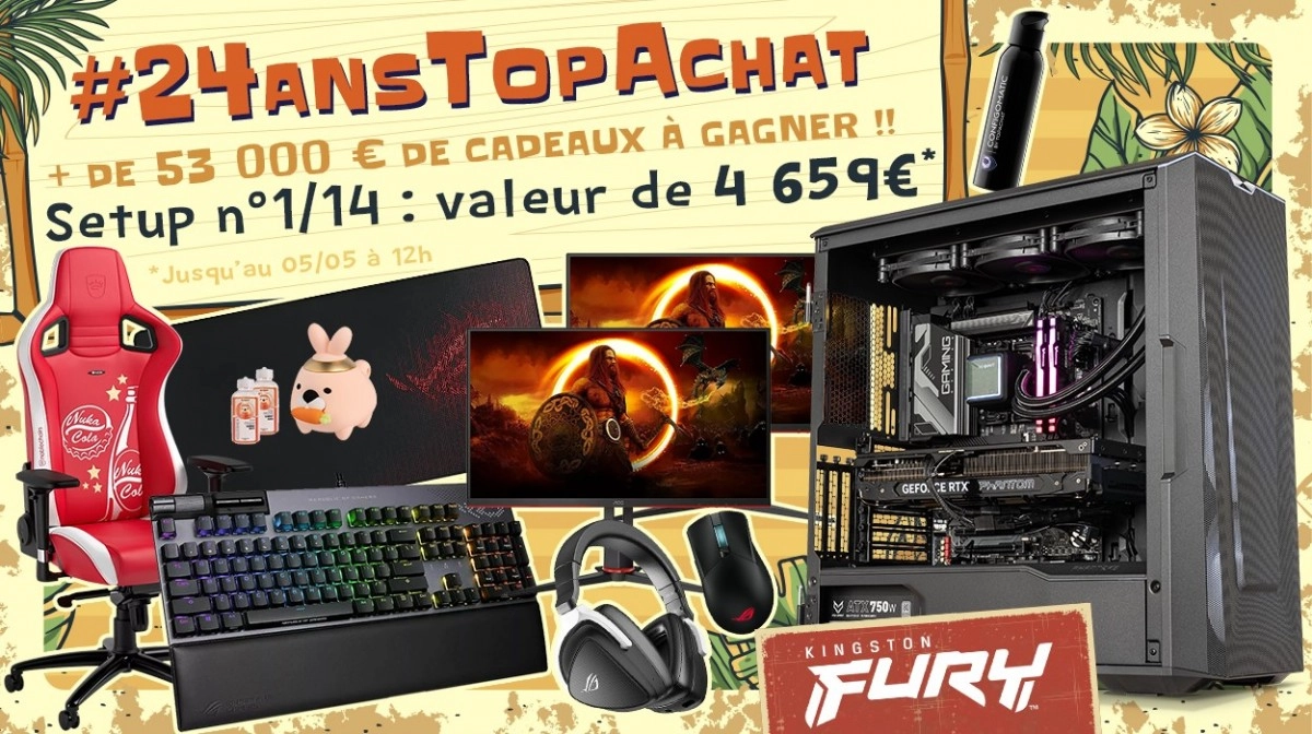 Concours Top Achat 24 ans Lot num�ro 1