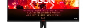 AGON by AOC AG405UXC, 40 pouces pour s'en mettre plein les yeux