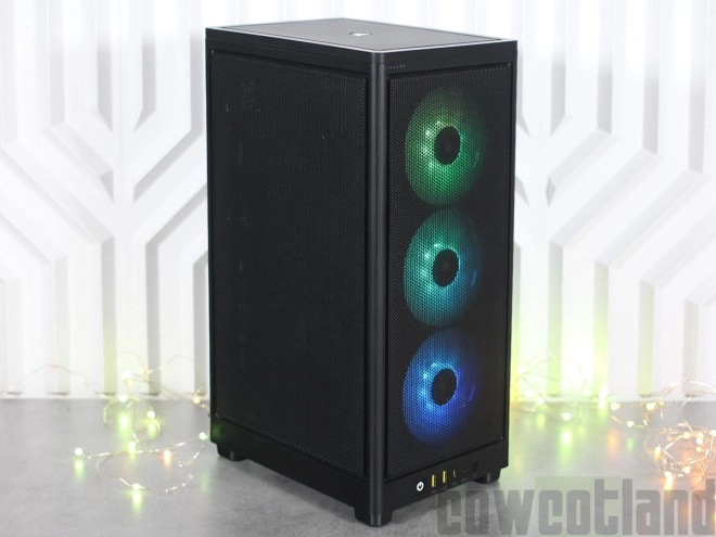 Test boitier CORSAIR 2000D Airflow : De l'ITX qui respire bien ?