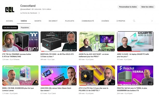 YOUHOU 46 000 abonn�s sur YOUTUBE, on avance, mais tellement doucement... Abonnez-vous !!!