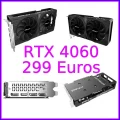 La Geforce RTX 4060 passe enfin sous la barre des 300 euros